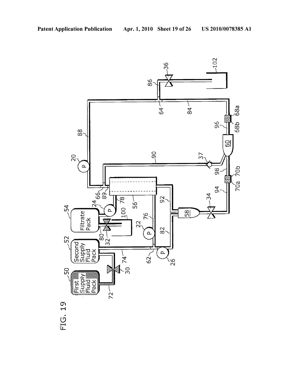 BLOOD CIRCUIT, BLOOD PURIFICATION CONTROL APPARATUS, AND PRIMING METHOD - diagram, schematic, and image 20