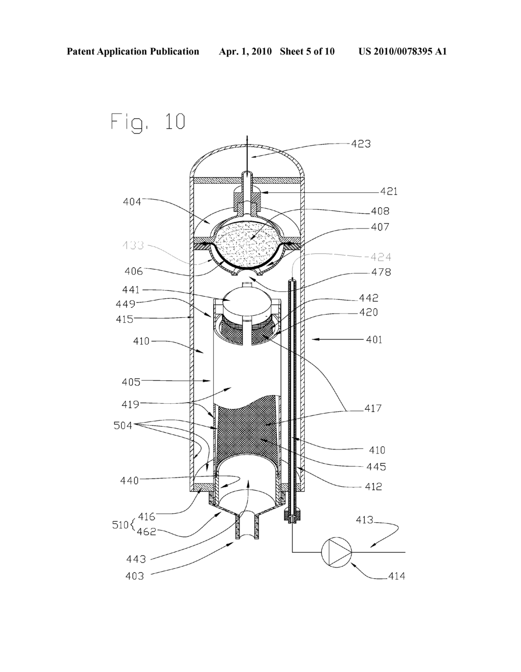 Screen Filter Module for Alternating Flow Filtration - diagram, schematic, and image 06