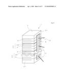 Laminated piezolectric element, jetting device provided with the laminated piezoelectric element and fuel jetting system diagram and image