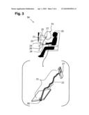 Hands-free device holder for securing hand-held portable electronic device with a screen diagram and image