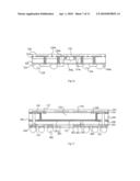 Substrate structure with die embedded inside and dual build-up layers over both side surfaces and method of the same diagram and image