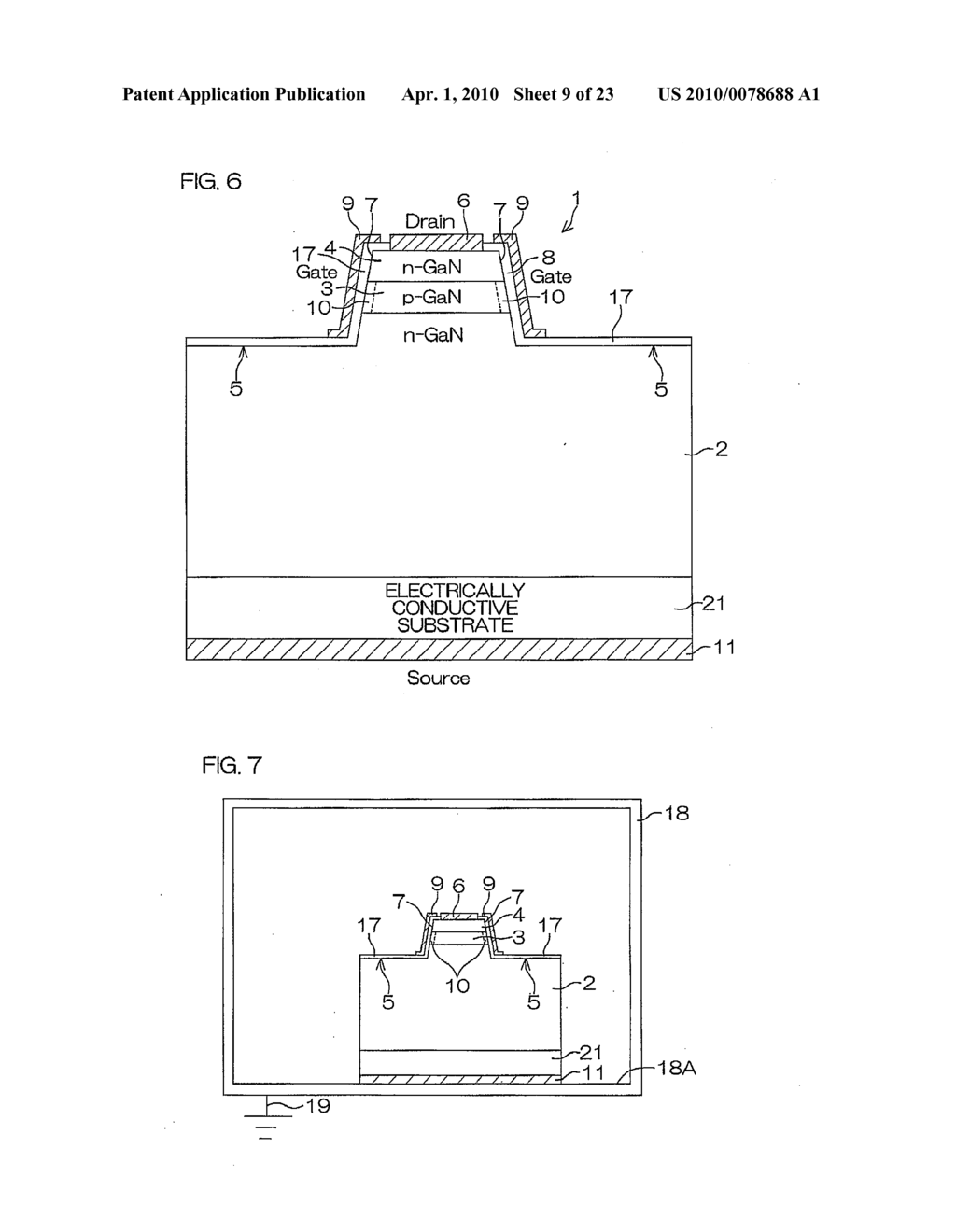 NITRIDE SEMICONDUCTOR DEVICE, NITRIDE SEMICONDUCTOR PACKAGE, AND METHOD FOR MANUFACTURING NITRIDE SEMICONDUCTOR DEVICE - diagram, schematic, and image 10