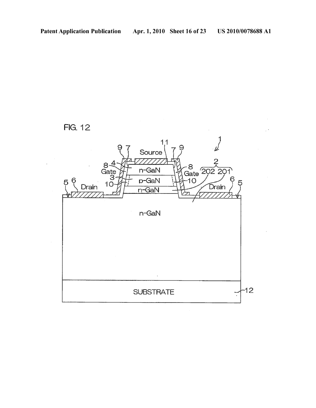 NITRIDE SEMICONDUCTOR DEVICE, NITRIDE SEMICONDUCTOR PACKAGE, AND METHOD FOR MANUFACTURING NITRIDE SEMICONDUCTOR DEVICE - diagram, schematic, and image 17