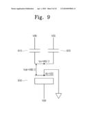 SEMICONDUCTOR MEMORY DEVICE WITH POWER DECOUPLING CAPACITORS AND METHOD OF FABRICATION diagram and image