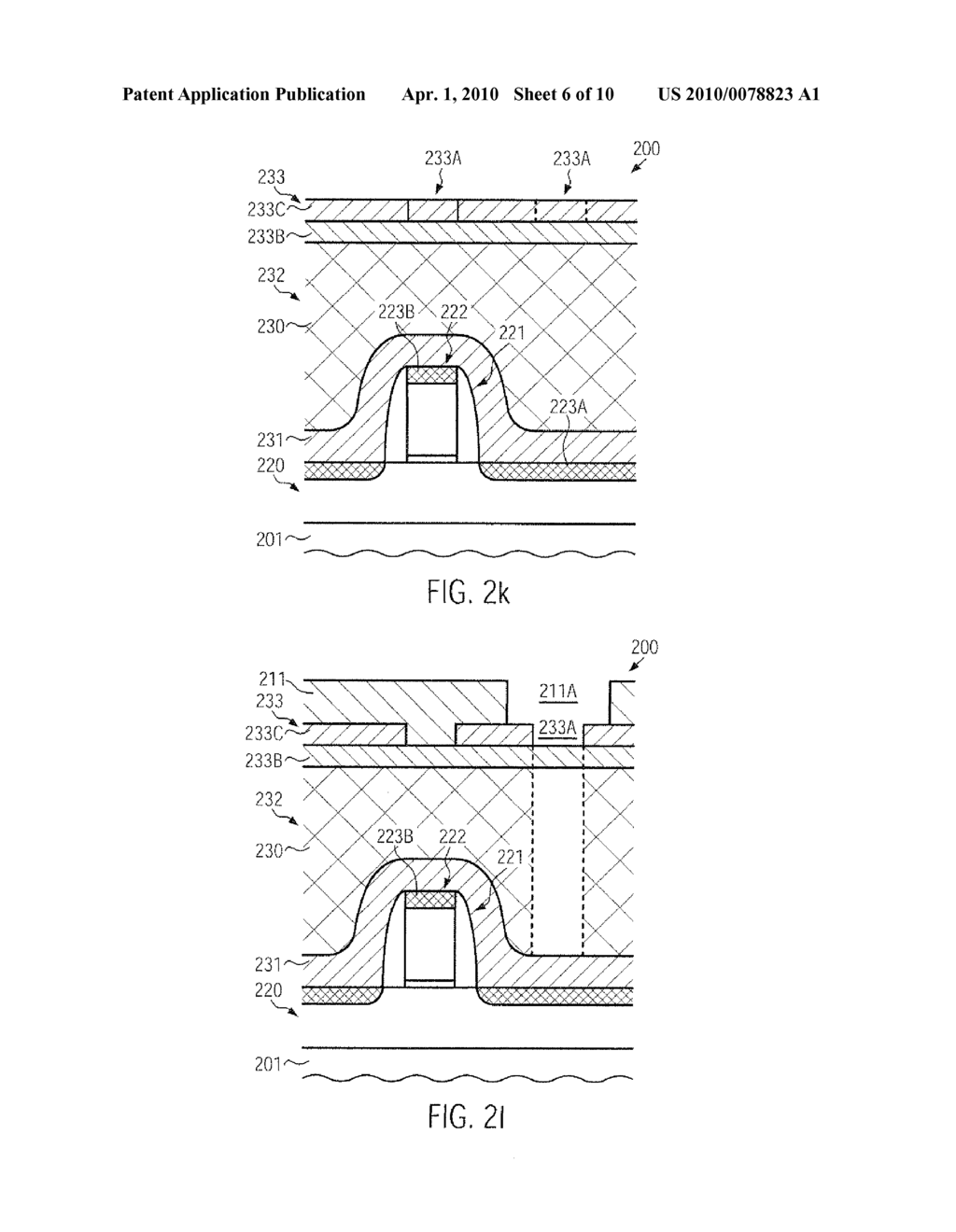 CONTACTS AND VIAS OF A SEMICONDUCTOR DEVICE FORMED BY A HARD MASK AND DOUBLE EXPOSURE - diagram, schematic, and image 07