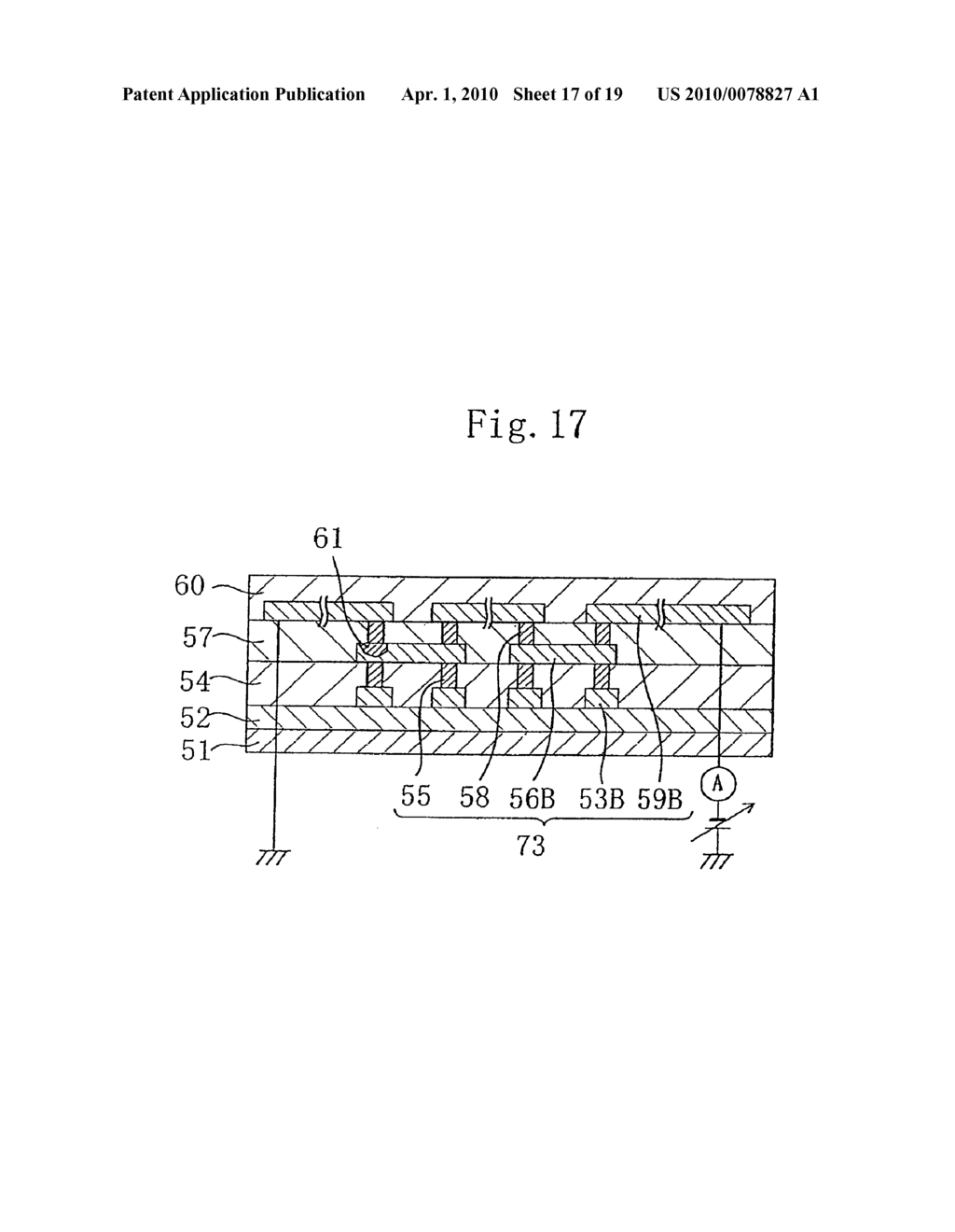 MULTILAYER WIRING STRUCTURE OF SEMICONDUCTOR DEVICE, METHOD OF PRODUCING SAID MULTILAYER WIRING STRUCTURE AND SEMICONDUCTOR DEVICE TO BE USED FOR RELIABILITY EVALUATION - diagram, schematic, and image 18