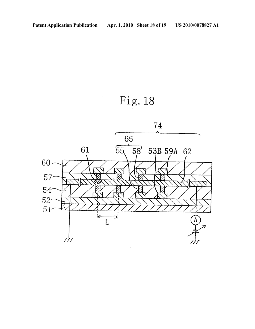 MULTILAYER WIRING STRUCTURE OF SEMICONDUCTOR DEVICE, METHOD OF PRODUCING SAID MULTILAYER WIRING STRUCTURE AND SEMICONDUCTOR DEVICE TO BE USED FOR RELIABILITY EVALUATION - diagram, schematic, and image 19