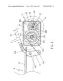 Scooter with driving mechanism diagram and image