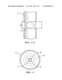 Inflator bottle for combustible gas mixture diagram and image