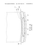 Structure of a single-part elastic waist support diagram and image