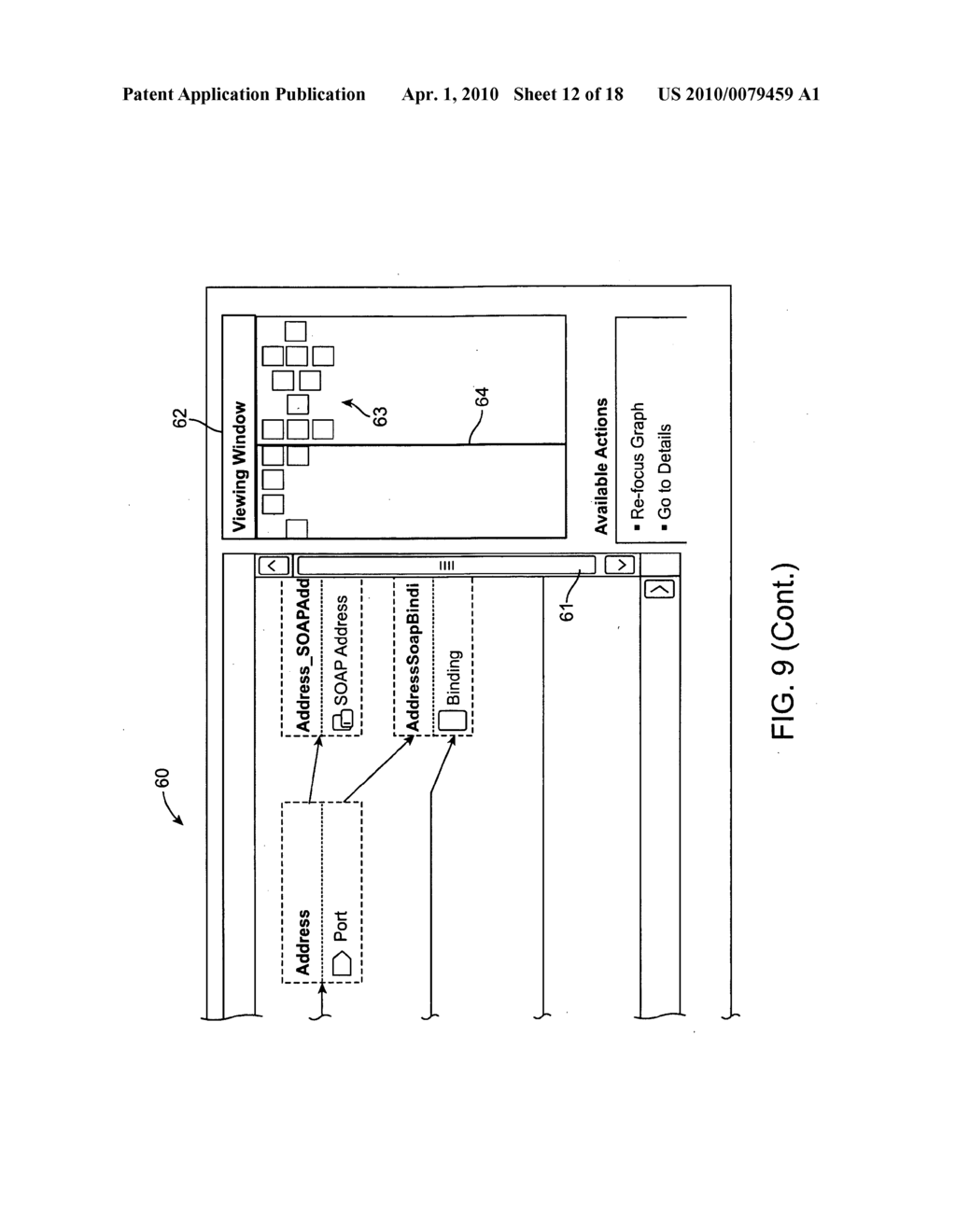  METHOD AND SYSTEM FOR GENERATING AND DISPLAYING AN INTERACTIVE DYNAMIC GRAPH VIEW OF MULTIPLY CONNECTED OBJECTS - diagram, schematic, and image 13