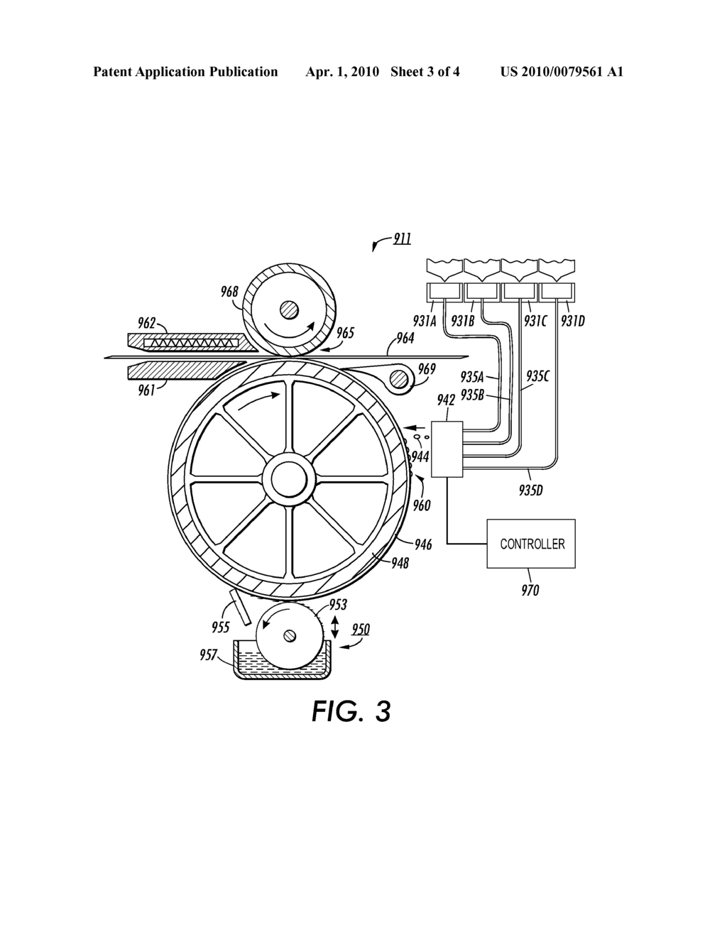 VARIABLE RATE FLUID FILM RELEASE IN AN INK JET PRINTER - diagram, schematic, and image 04