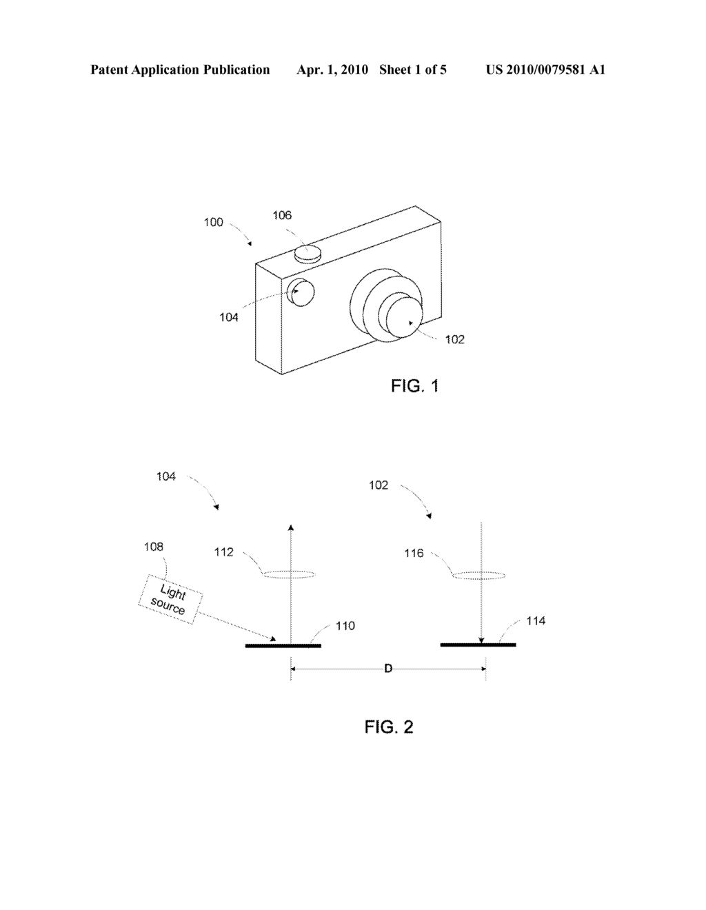 3D CAMERA USING FLASH WITH STRUCTURED LIGHT - diagram, schematic, and image 02