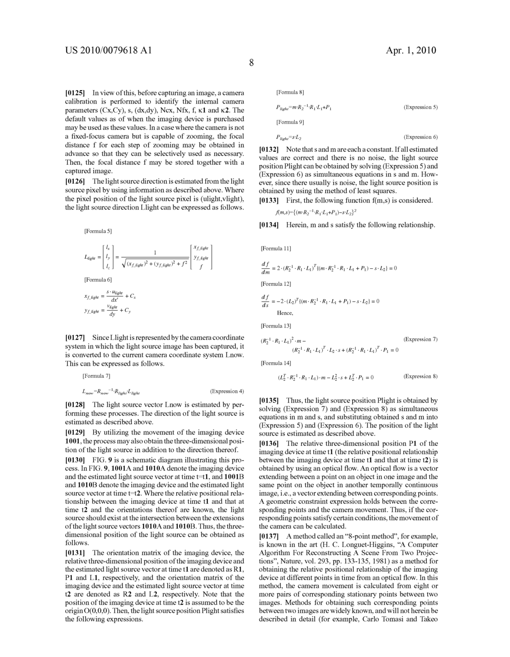 LIGHT SOURCE ESTIMATION DEVICE, LIGHT SOURCE ESTIMATION SYSTEM, LIGHT SOURCE ESTIMATION METHOD, DEVICE FOR SUPER-RESOLUTION, AND METHOD FOR SUPER-RESOLUTION - diagram, schematic, and image 55