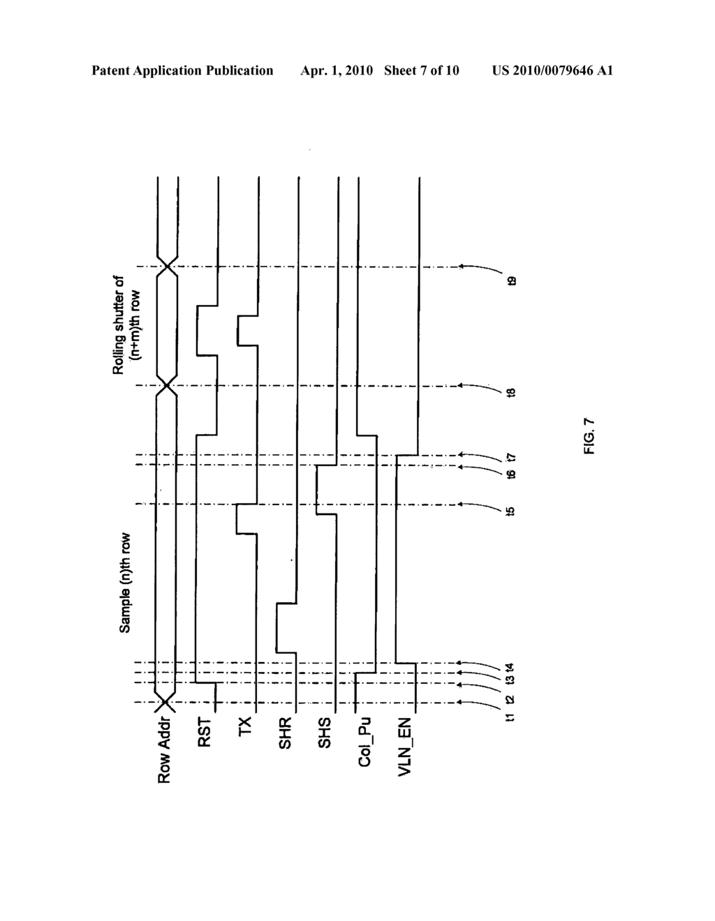 Vertical 4-way shared pixel in a single column with internal reset and no row select - diagram, schematic, and image 08