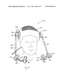 MOUNTING AND BRACKET FOR AN ACTOR-MOUNTED MOTION CAPTURE CAMERA SYSTEM diagram and image