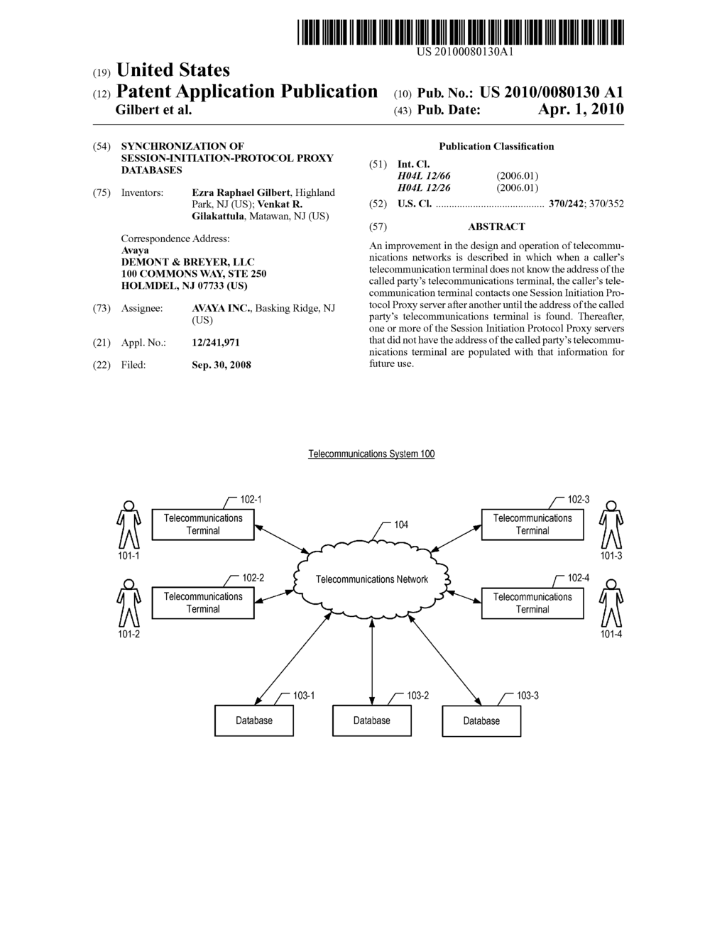 Synchronization of Session-Initiation-Protocol Proxy Databases - diagram, schematic, and image 01