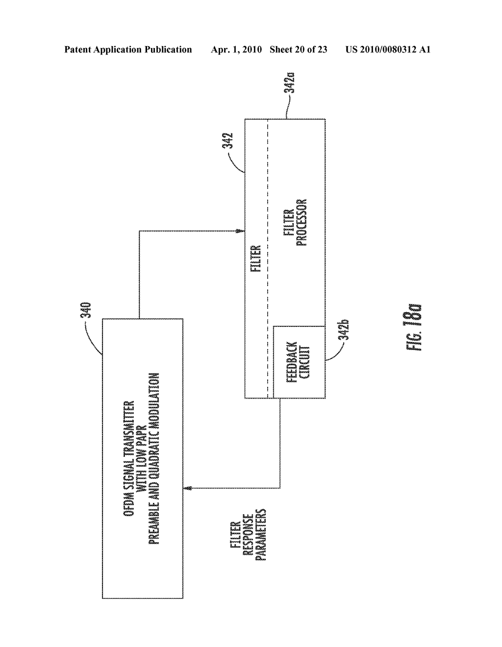 ORTHOGONAL FREQUENCY DIVISION MULTIPLEXING (OFDM) COMMUNICATIONS DEVICE AND METHOD THAT INCORPORATES LOW PAPR PREAMBLE WITH CIRCUIT FOR MEASURING FREQUENCY RESPONSE OF THE COMMUNICATIONS CHANNEL - diagram, schematic, and image 21