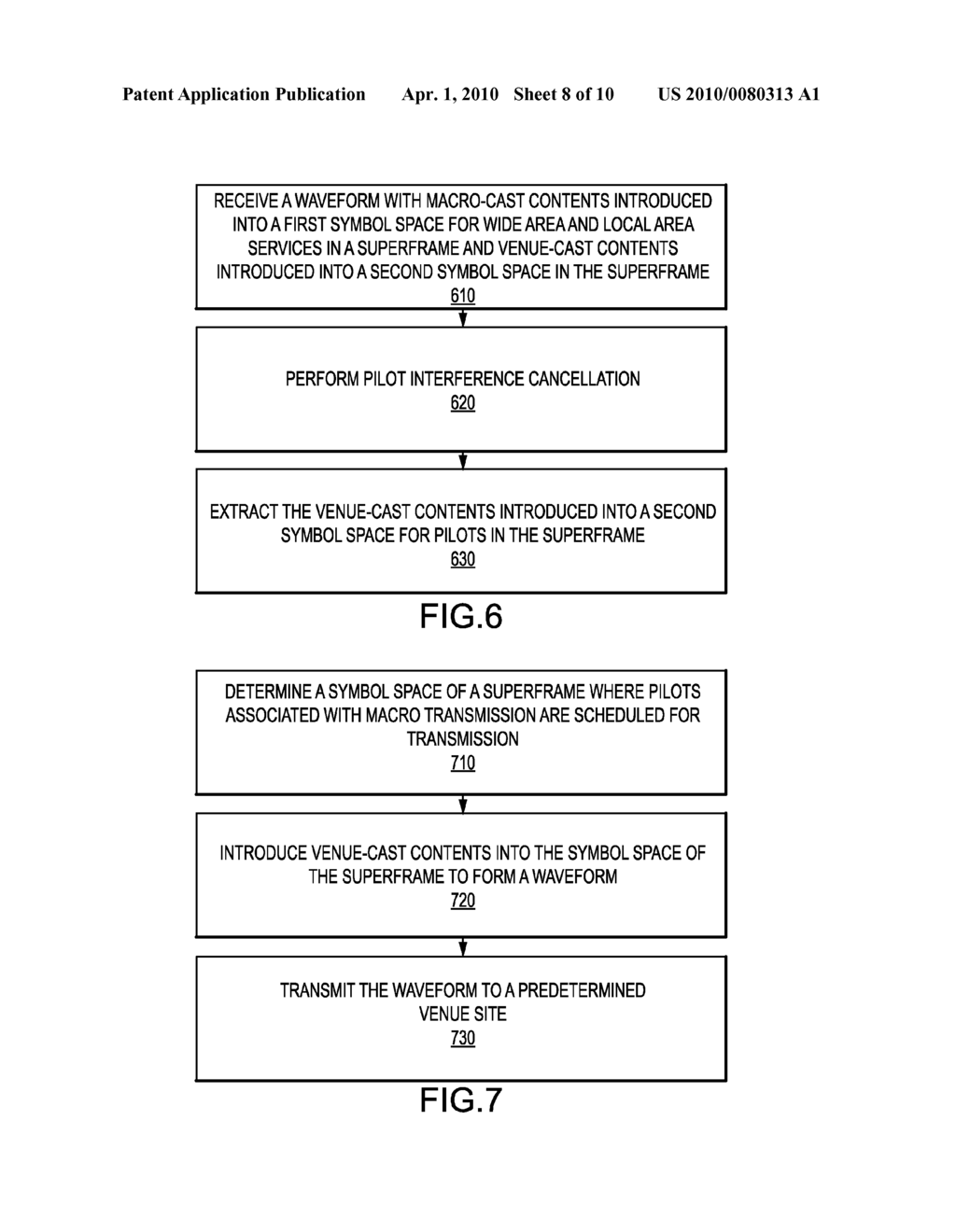 APPARATUS AND METHOD FOR SUPPORTING IN-BAND VENUE-CAST ON A FORWARD LINK ONLY (FLO) NETWORK USING PILOT INTERFERENCE CANCELLATION - diagram, schematic, and image 09