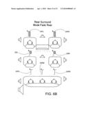 Vehicle Audio System Surround Modes diagram and image