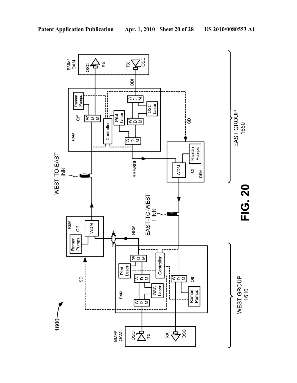 AUTOMATIC LASER SHUTDOWN AND RECOVERY IN RESPONSE TO A LINK BREAK - diagram, schematic, and image 21