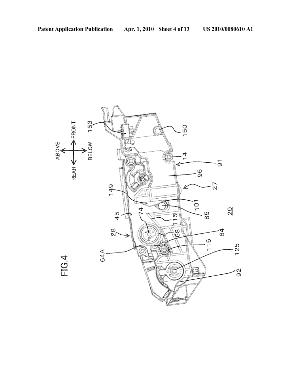 DEVELOPING CARTRIDGE THAT INCLUDES MEMBER TO BE PRESSED BY IMAGE-BEARING-MEMBER CARTRIDGE - diagram, schematic, and image 05