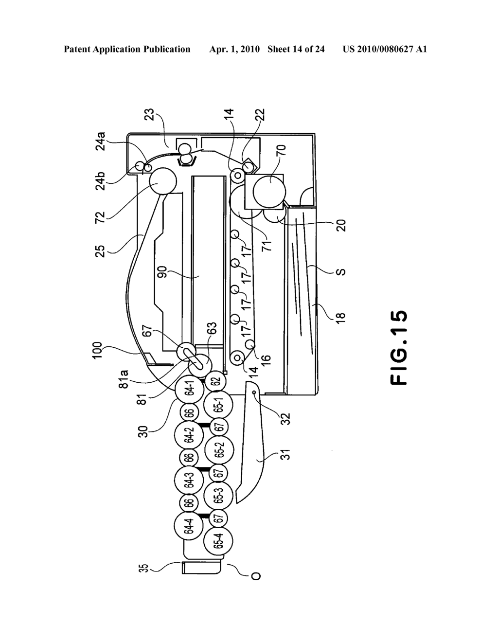 COLOR ELECTROPHOTOGRAPHIC IMAGE FORMING APPARATUS - diagram, schematic, and image 15