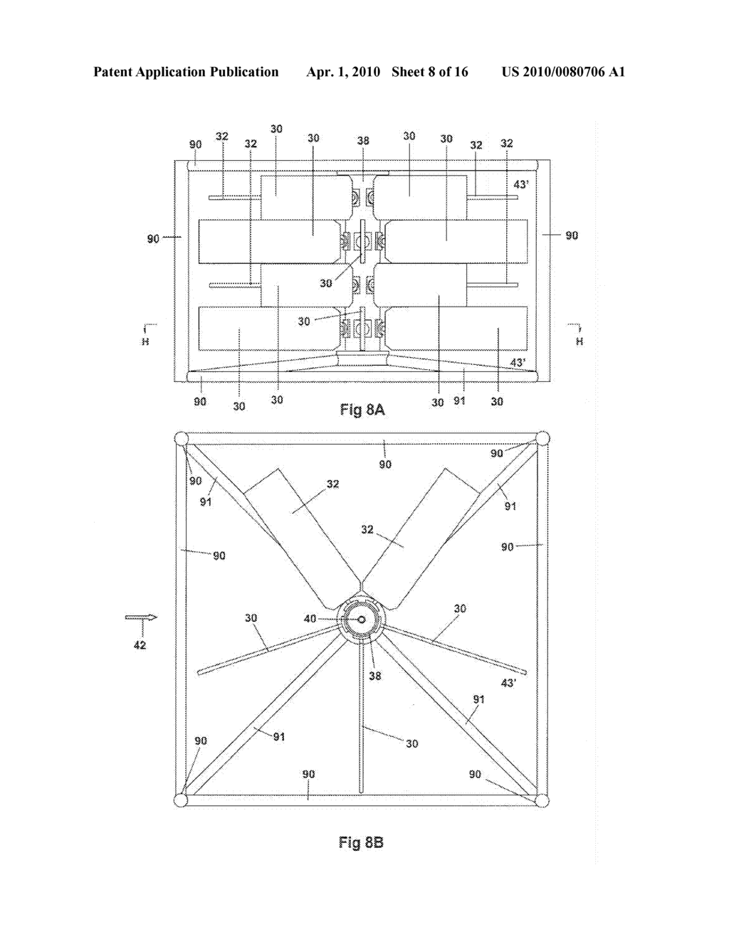 TRAVERSE AXIS FLUID TURBINE WITH CONTROLLABLE BLADES - diagram, schematic, and image 09