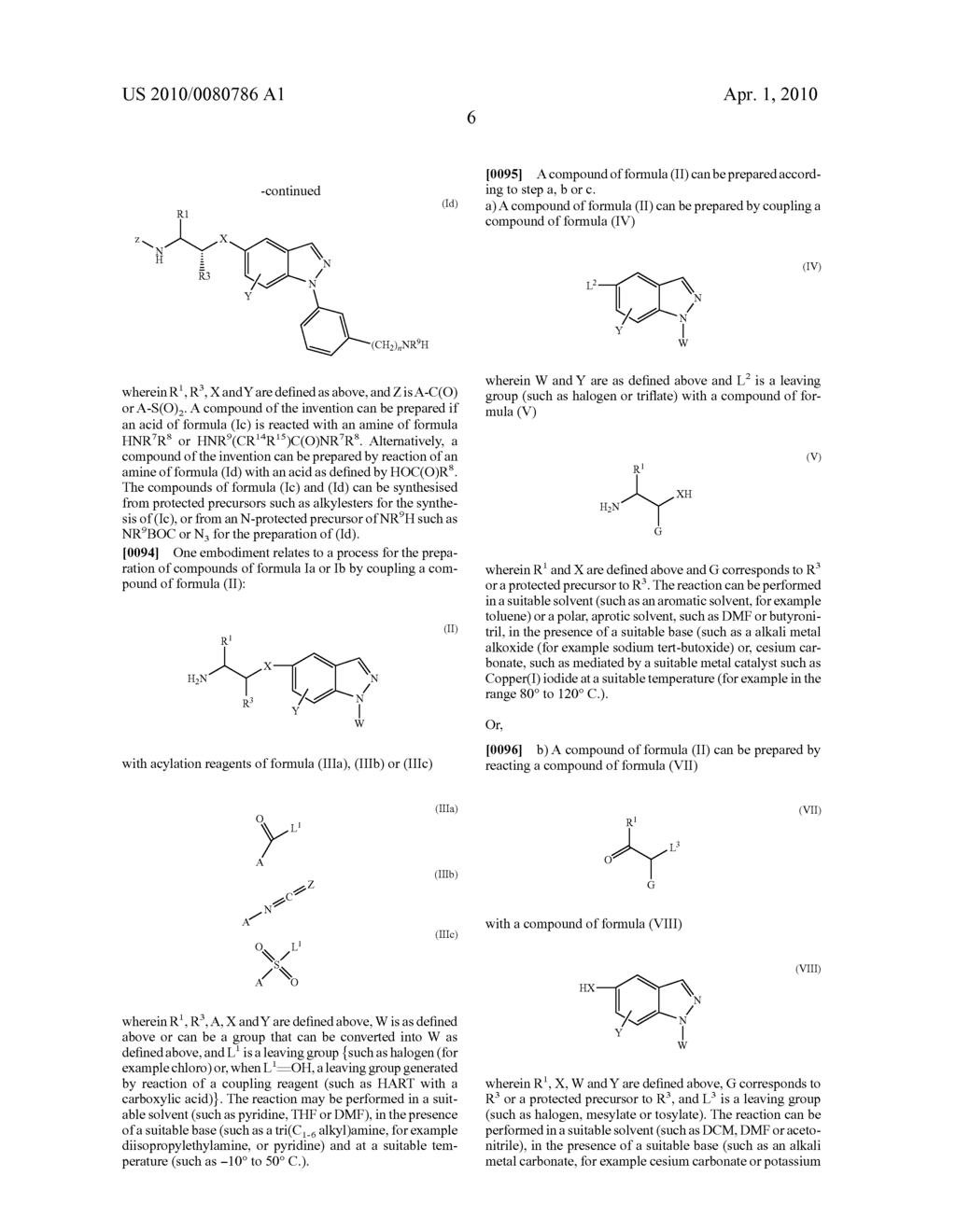 Phenyl or Pyridinyl Substituted Indazoles Derivatives - diagram, schematic, and image 07