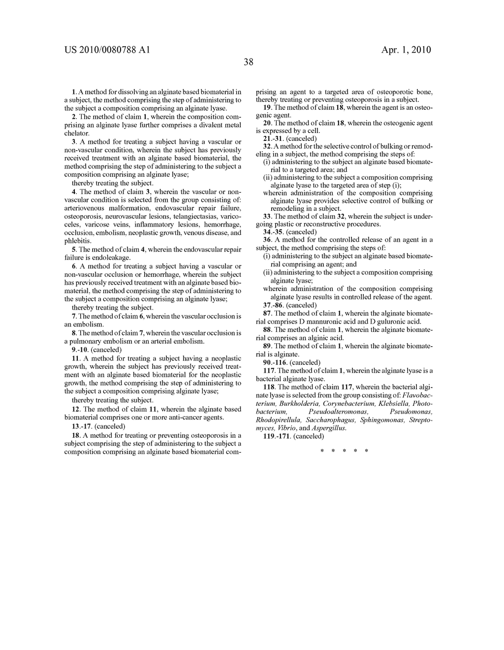 ALGINATE AND ALGINATE LYASE COMPOSITIONS AND METHODS OF USE - diagram, schematic, and image 60