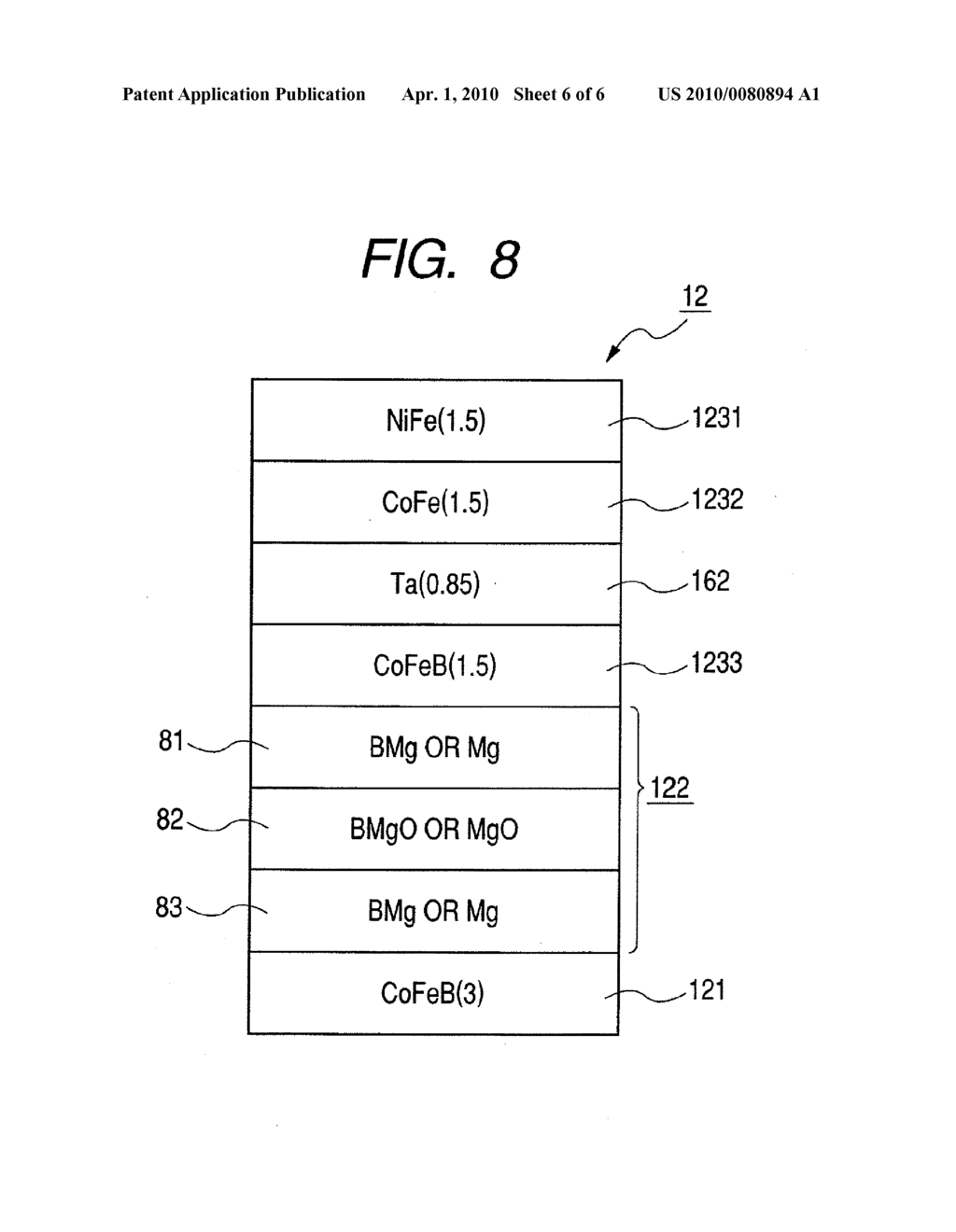 FABRICATING METHOD OF MAGNETORESISTIVE ELEMENT, AND STORAGE MEDIUM - diagram, schematic, and image 07