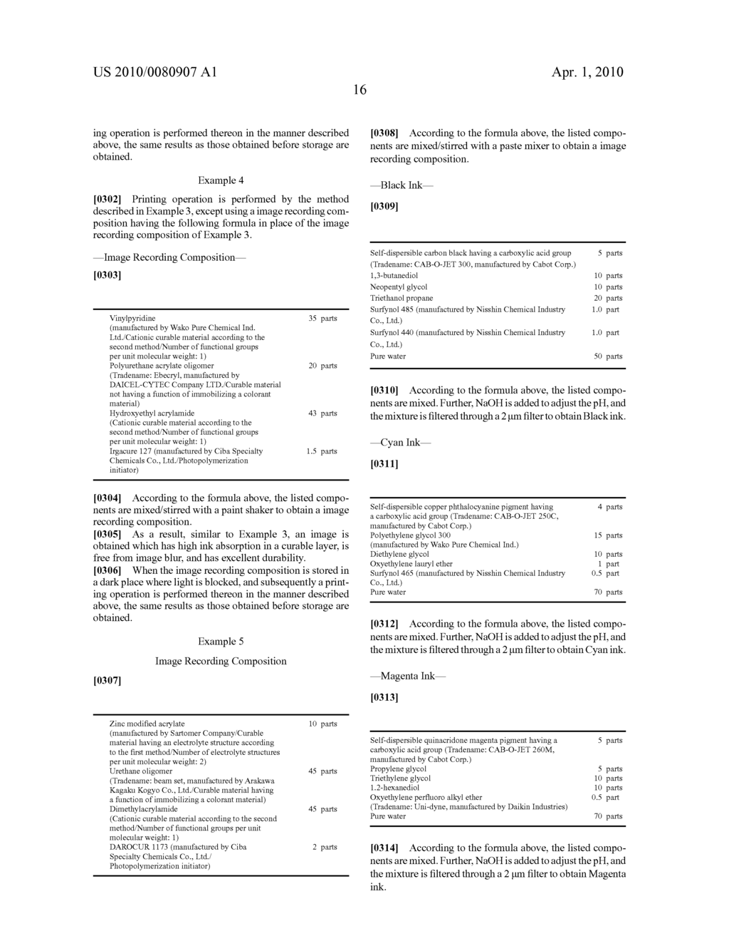 IMAGE RECORDING COMPOSITION, INK SET FOR IMAGE RECORDING, RECORDING APPARATUS, AND IMAGE RECORDING METHOD - diagram, schematic, and image 21