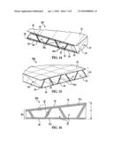 COMPOSITE TRUSS PANEL HAVING FLUTED CORE AND METHOD FOR MAKING THE SAME diagram and image