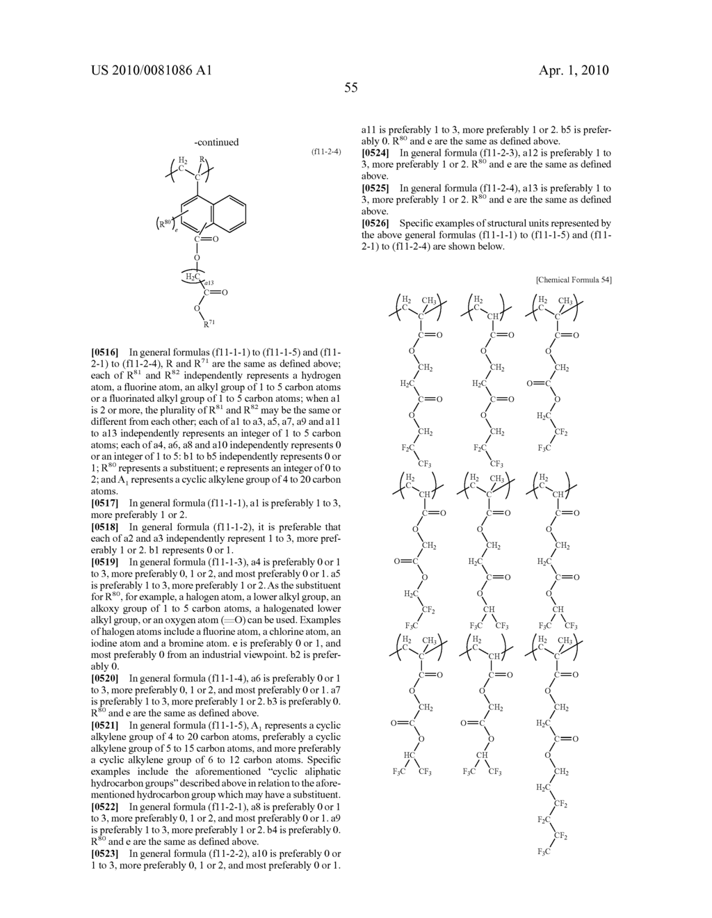 POSITIVE RESIST COMPOSITION, METHOD OF FORMING RESIST PATTERN, AND POLYMERIC COMPOUND - diagram, schematic, and image 56