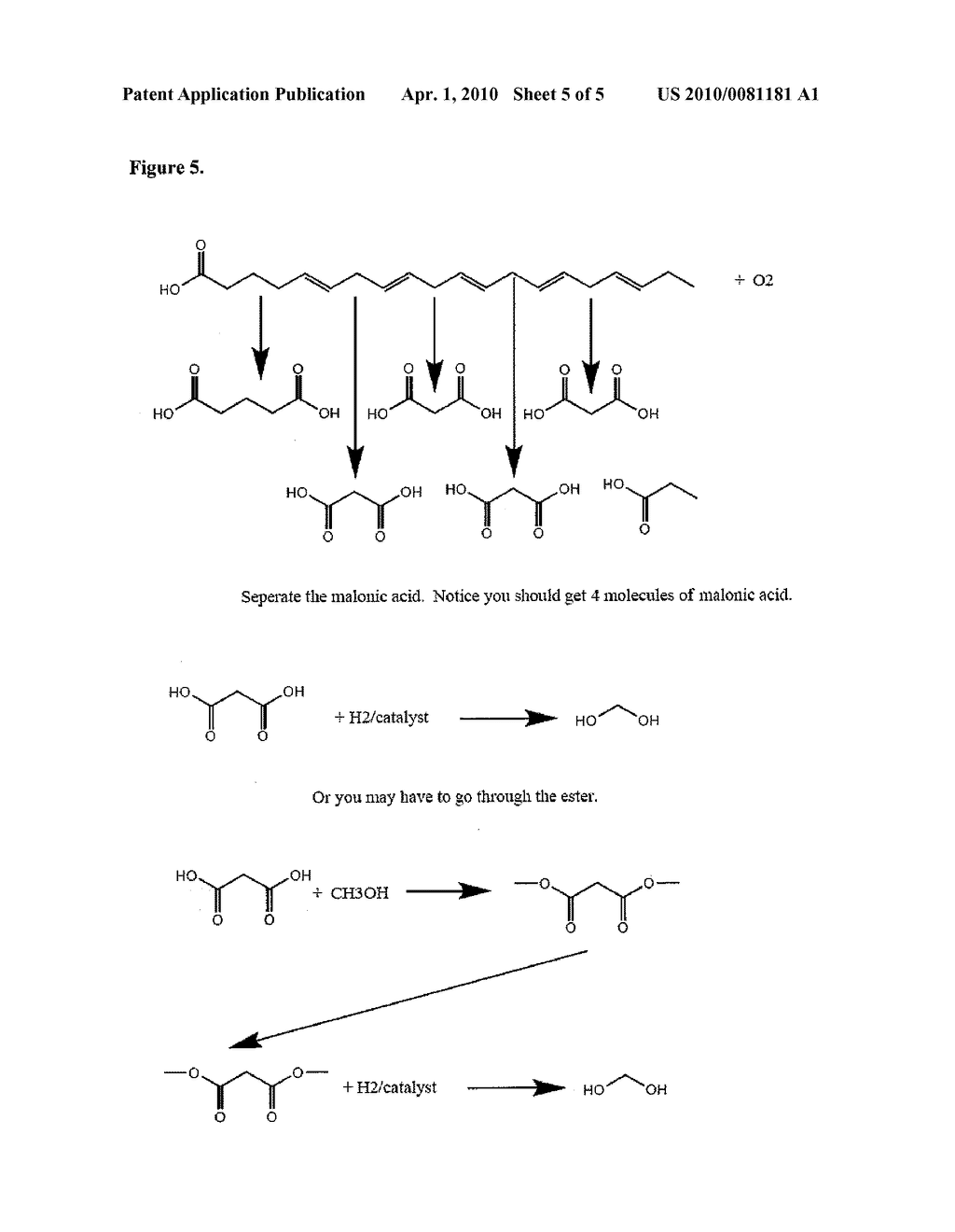 METHOD FOR CONVERSION OF OIL-CONTAINING ALGAE TO 1,3-PROPANEDIOL - diagram, schematic, and image 06