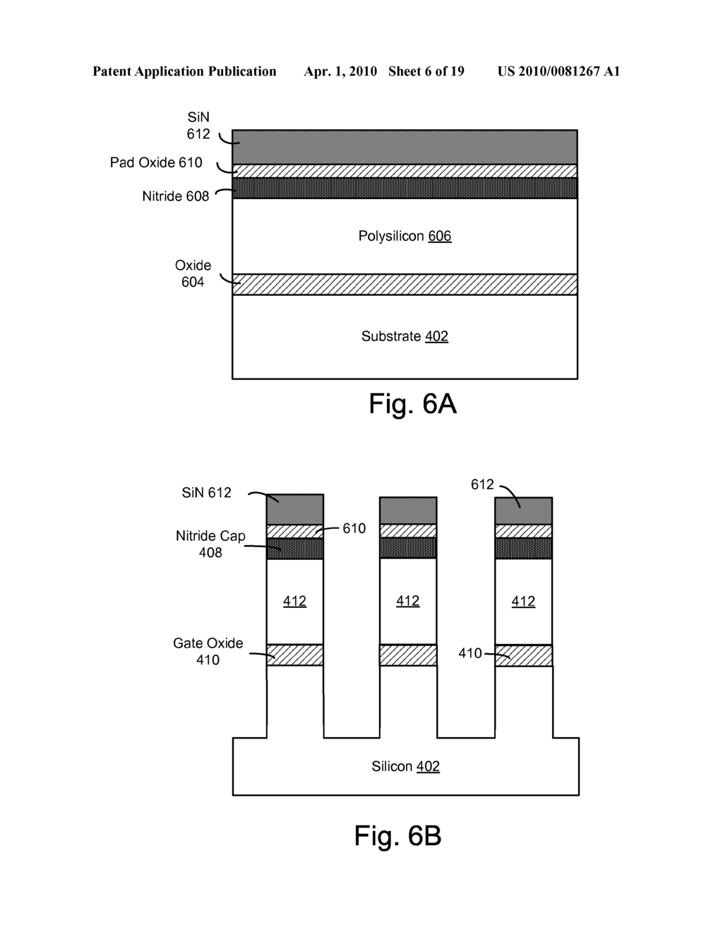 METHOD FOR FORMING SELF-ALIGNED DIELECTRIC CAP ABOVE FLOATING GATE - diagram, schematic, and image 07