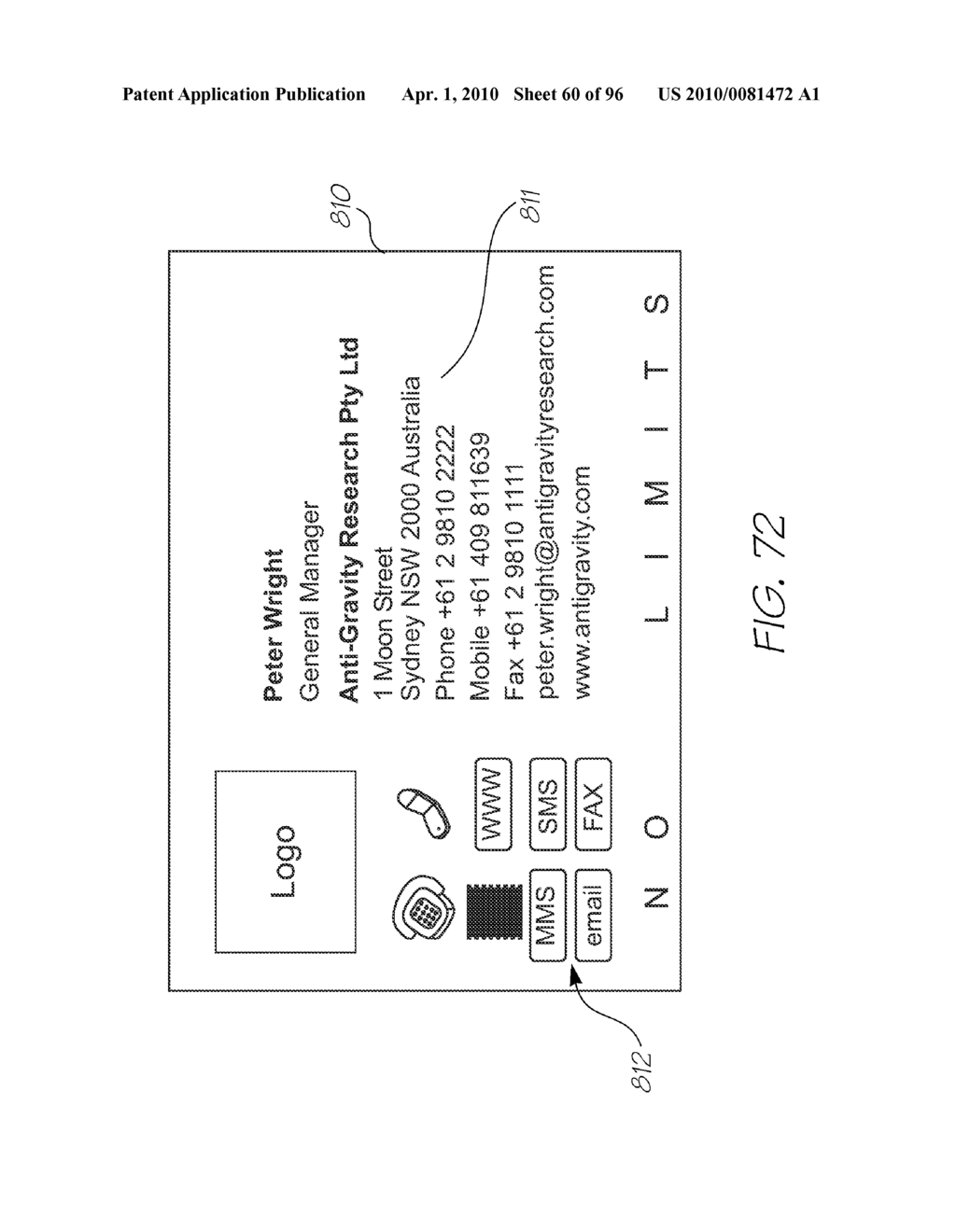 Performing an Action in a Mobile Telecommunication Device - diagram, schematic, and image 61