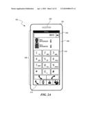 MOBILE DEVICE INTERFACE WITH DUAL WINDOWS diagram and image