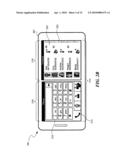 MOBILE DEVICE INTERFACE WITH DUAL WINDOWS diagram and image