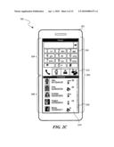 MOBILE DEVICE INTERFACE WITH DUAL WINDOWS diagram and image