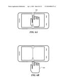 MOBILE DEVICE INTERFACE WITH DUAL WINDOWS diagram and image