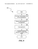 MOBILE DEVICE INTERFACE WITH DUAL WINDOWS diagram and image