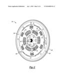 Integrated Damper and Starter Ring Gear for a Hybrid Vehicle diagram and image