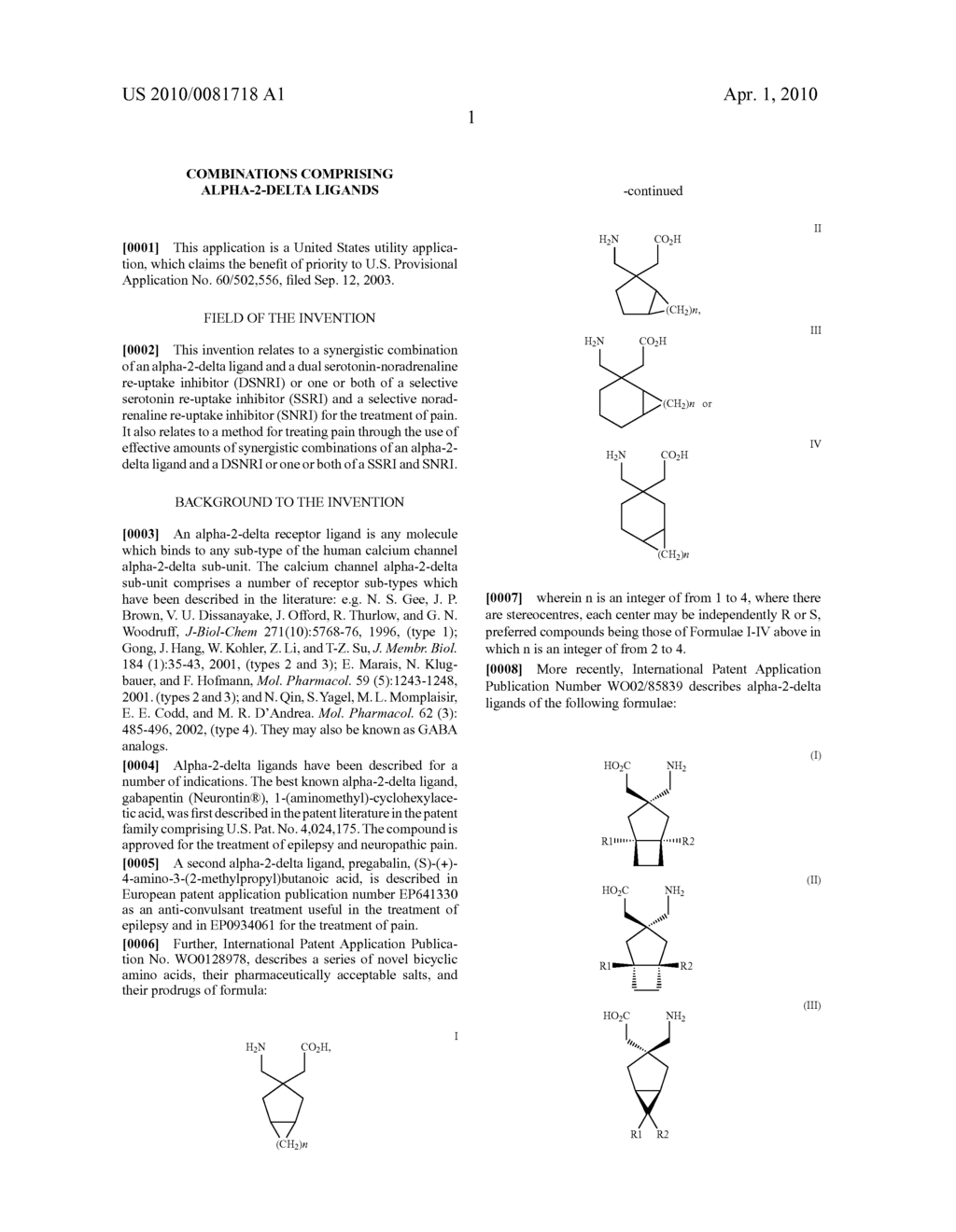 COMBINATIONS COMPRISING ALPHA-2-DELTA LIGANDS - diagram, schematic, and image 02