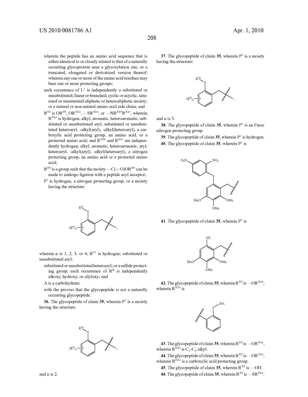Homogeneous Erythropoietin and Other Peptides and Proteins, Methods and Intermediates for Their Preparation - diagram, schematic, and image 215