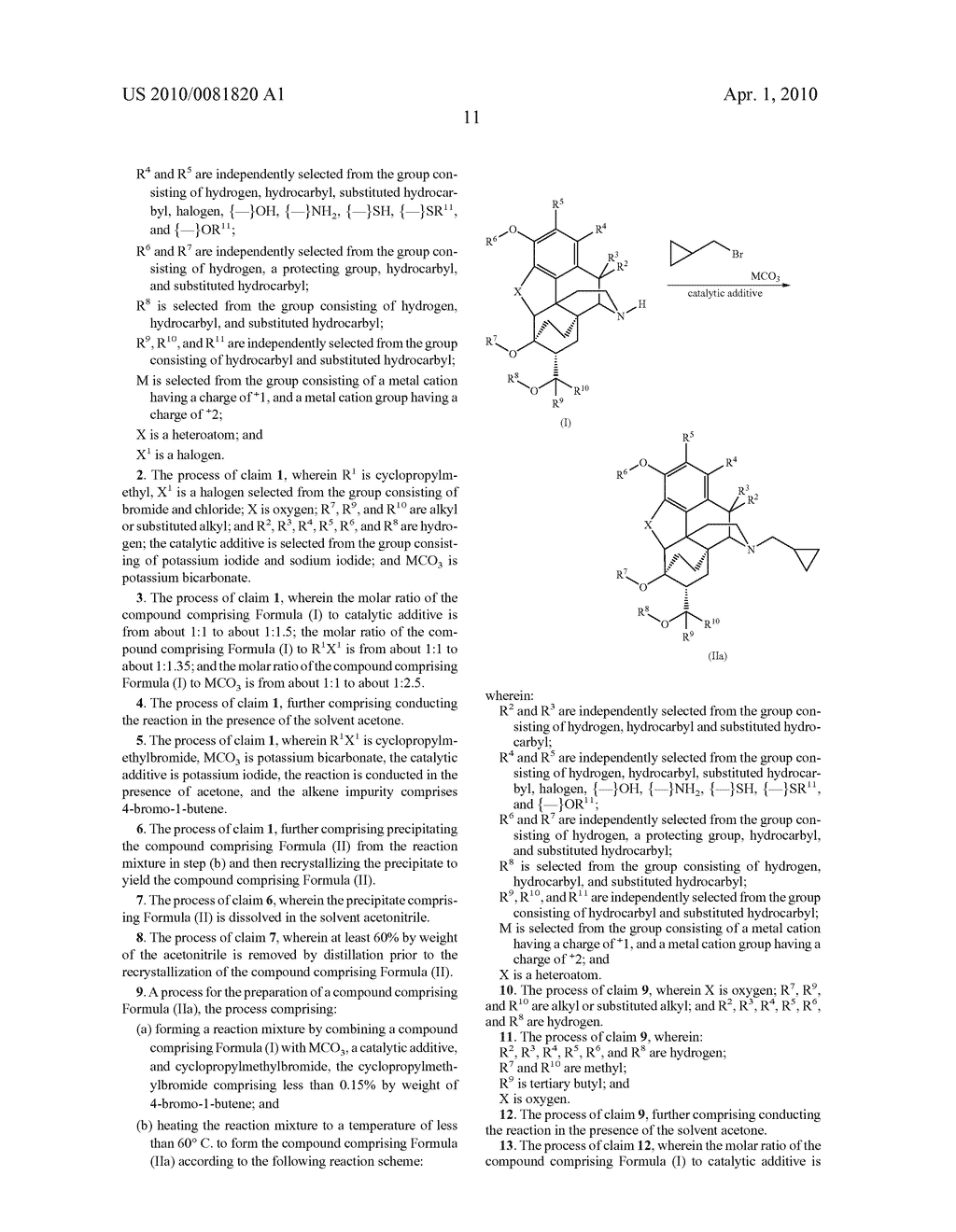 Processes for the alkylation of norbuprenorphine with reduced impurity formation - diagram, schematic, and image 12