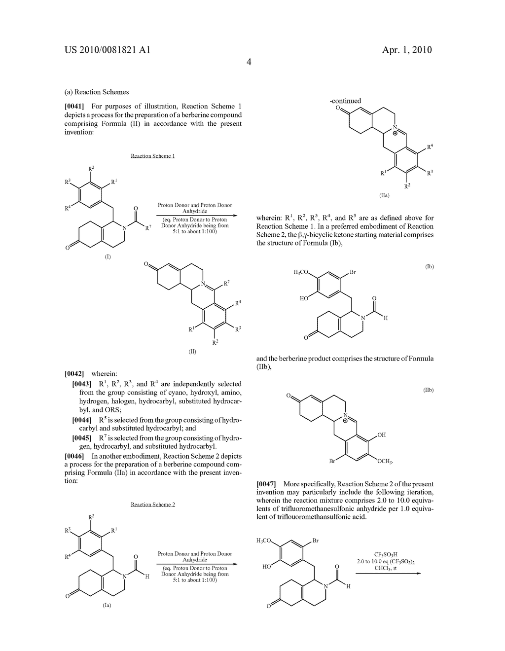 Berberine compounds and processes for the preparation of berberine compounds - diagram, schematic, and image 05