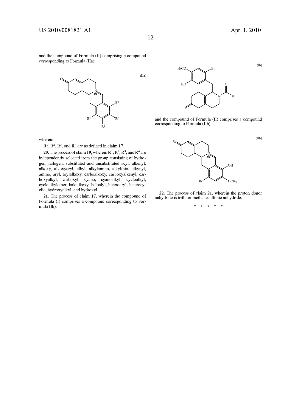Berberine compounds and processes for the preparation of berberine compounds - diagram, schematic, and image 13