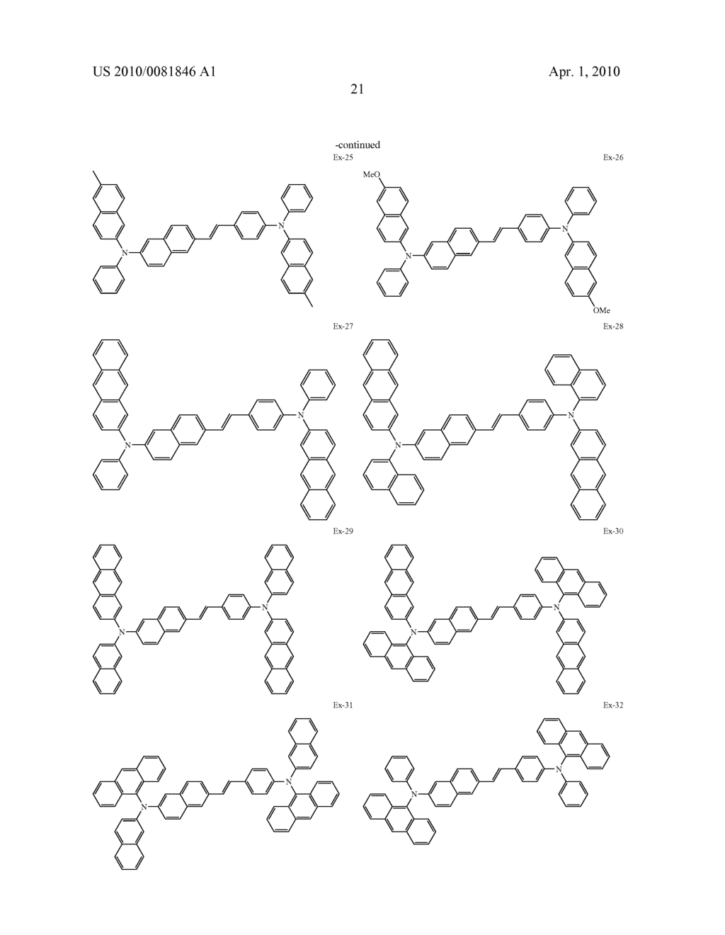 ASYMMETRIC STYRYL DERIVATIVES AND ORGANIC LIGHT EMITTING DIODE PREPARED USING THE SAME - diagram, schematic, and image 26