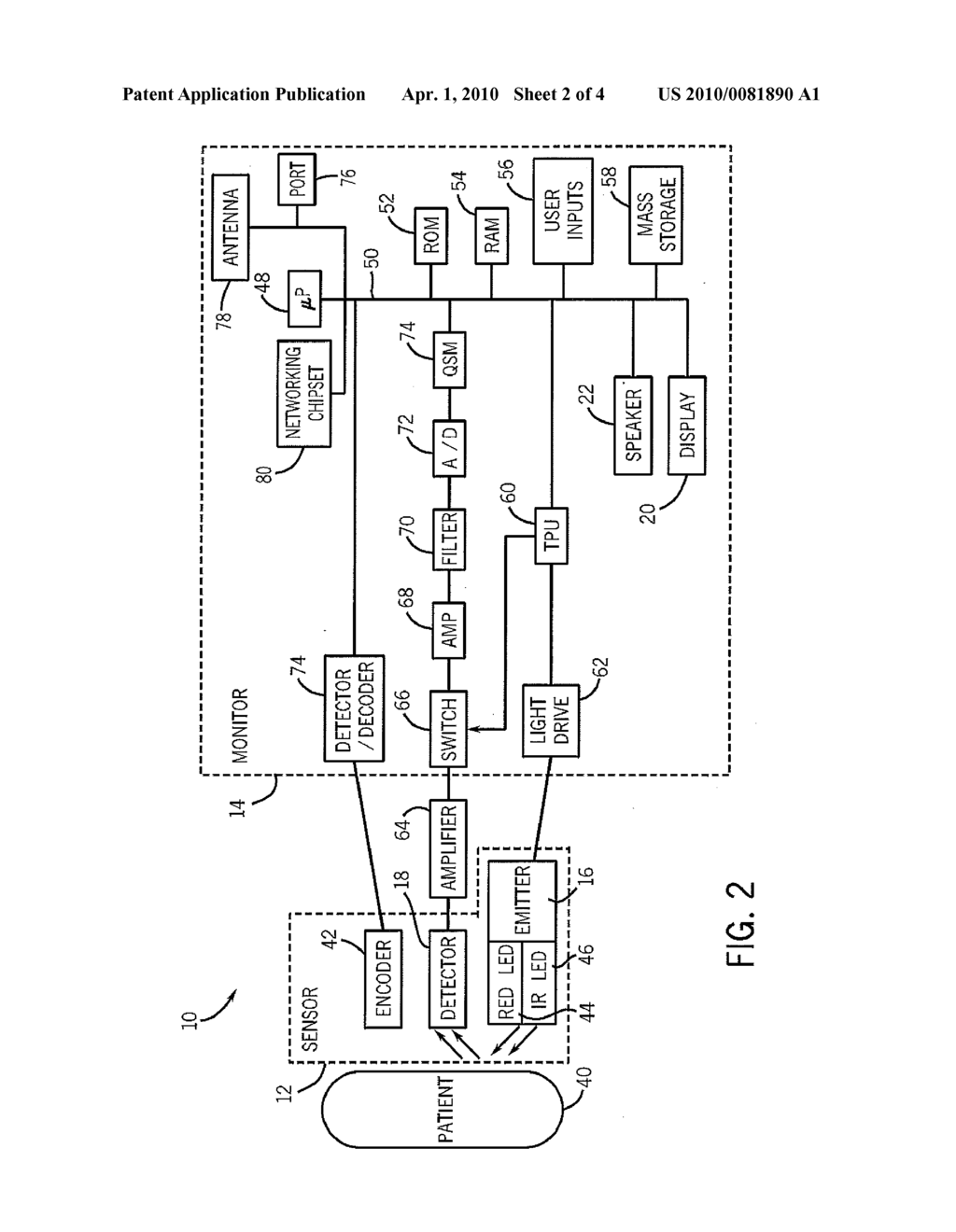 System And Method For Enabling A Research Mode On Physiological Monitors - diagram, schematic, and image 03